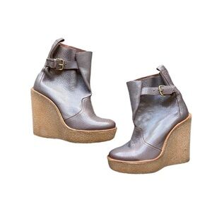 PIERRE HARDY GRAIN CALF Ankle Boot Bootie